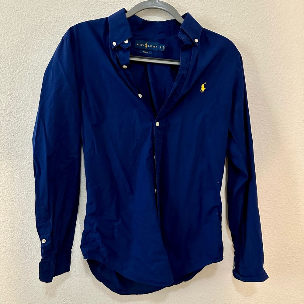 Navy Button Down Shirt